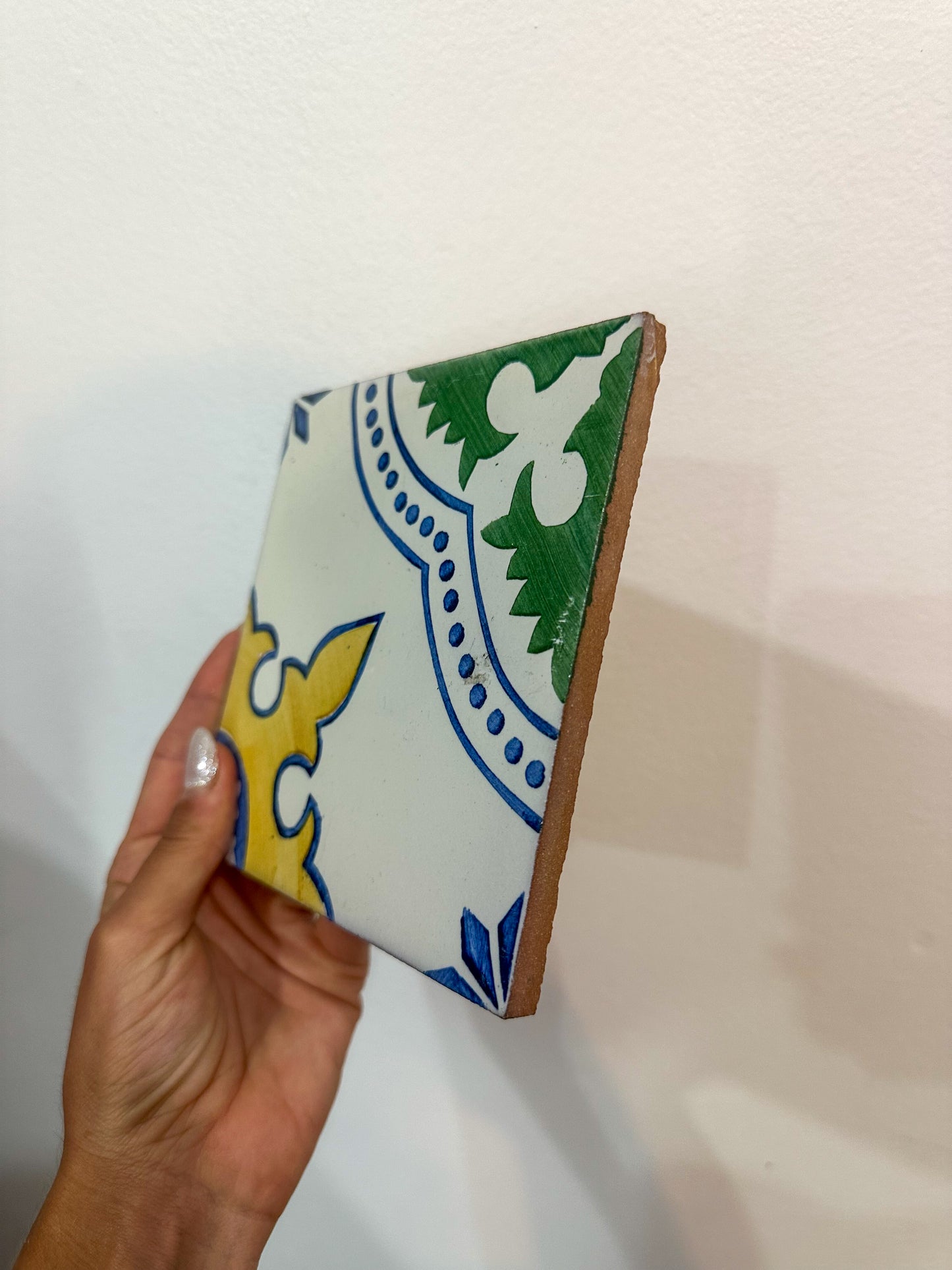 Hand painted Portuguese tile