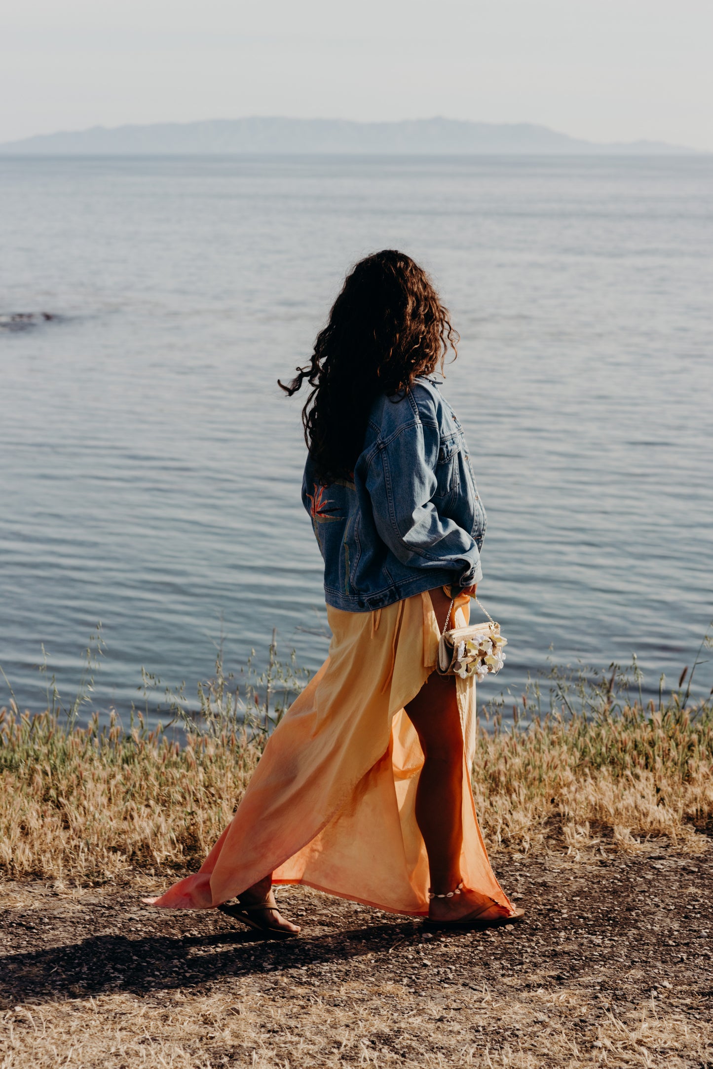 Bird of Paradise Vintage Denim Jacket