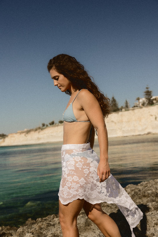 Vintage Lace Coverup Skirt