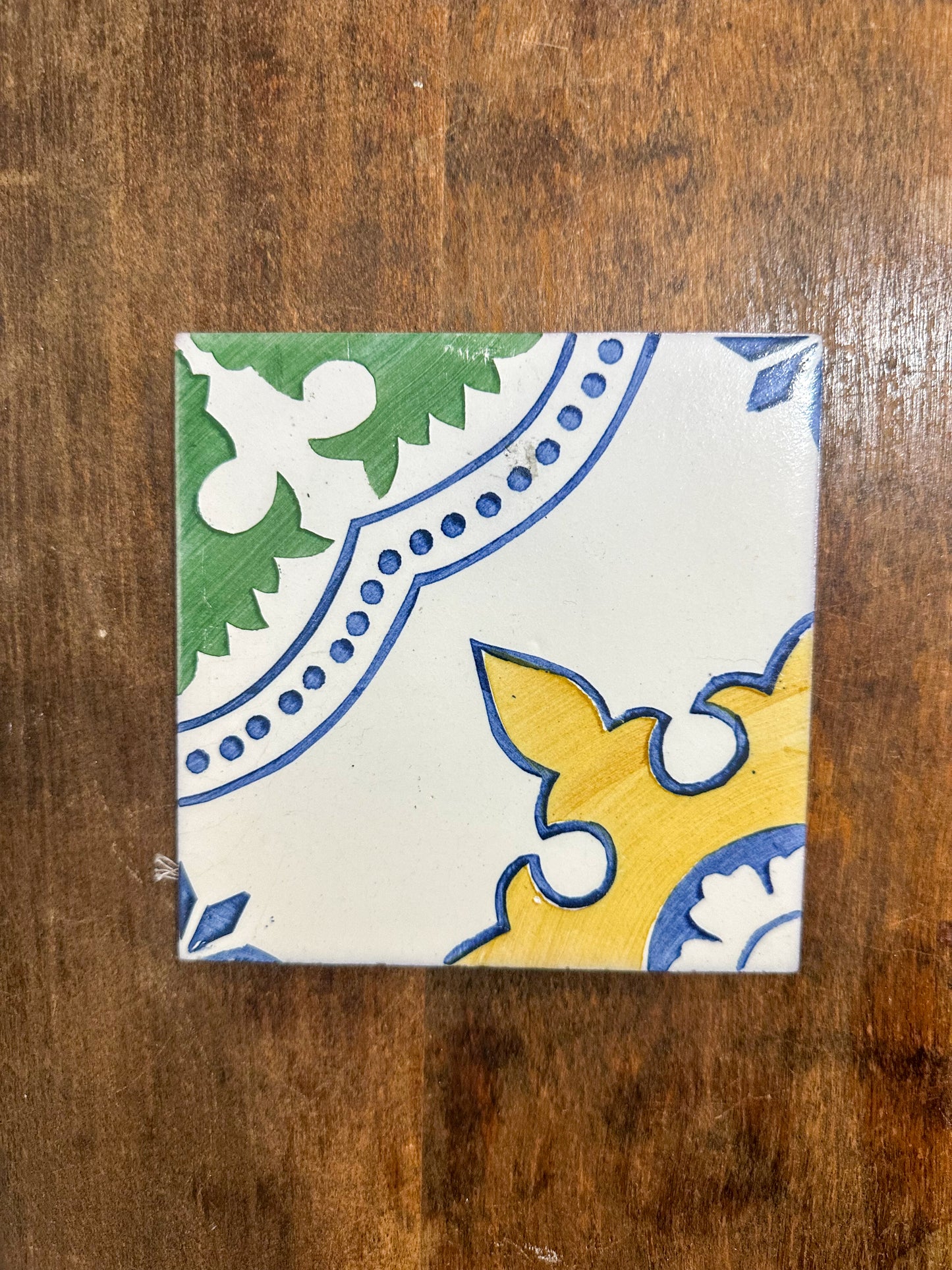 Hand painted Portuguese tile