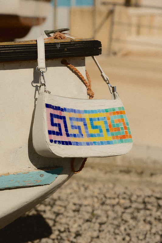 Greek Meander Purse