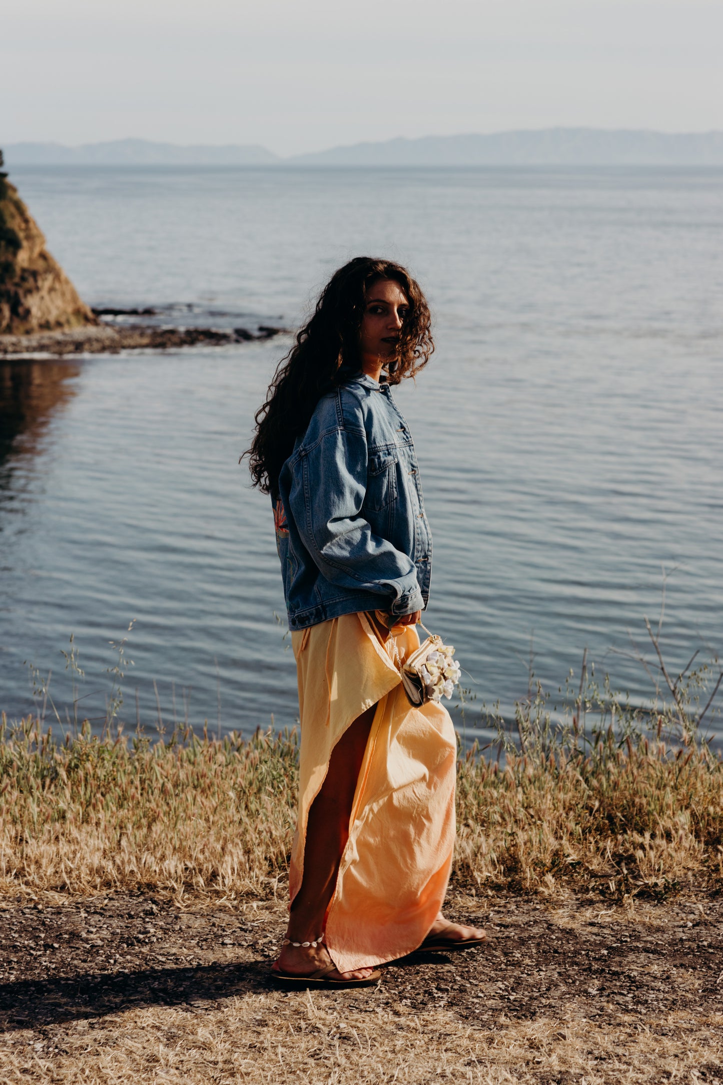 Bird of Paradise Vintage Denim Jacket